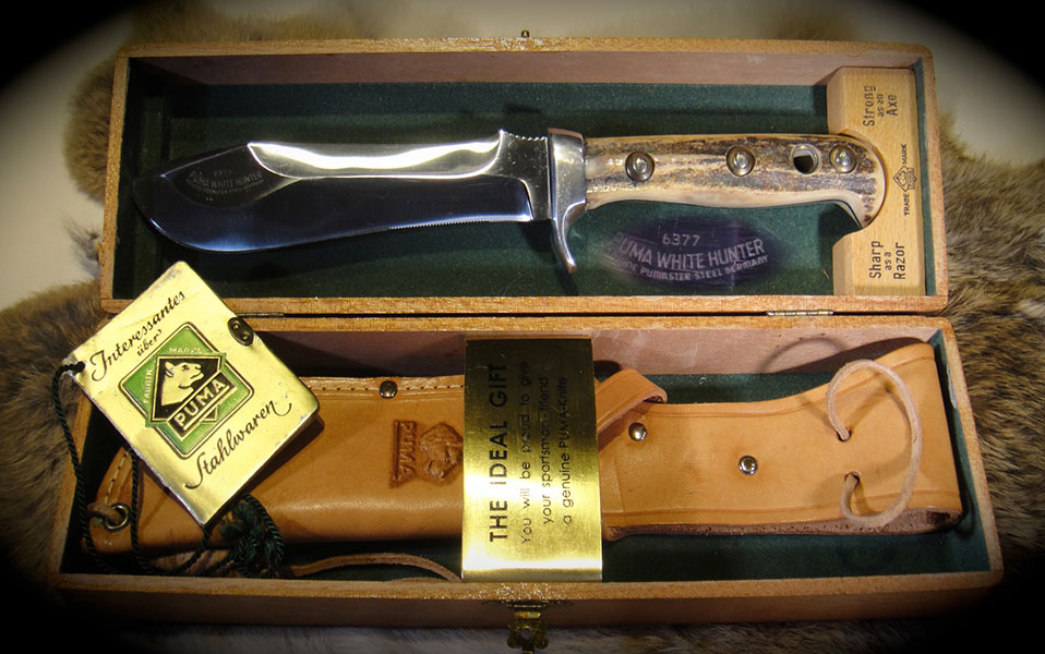 1960's Cutco USA White Puma Explorer 1065 High Carbon Steel Hunting Outdoor  Survival Tactical Knife & Original Sheath LIFETIME WARRANTY 